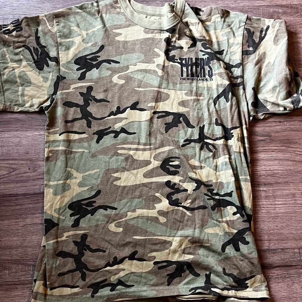 Tyler’s Woodlands Camo Men's T-Shirt